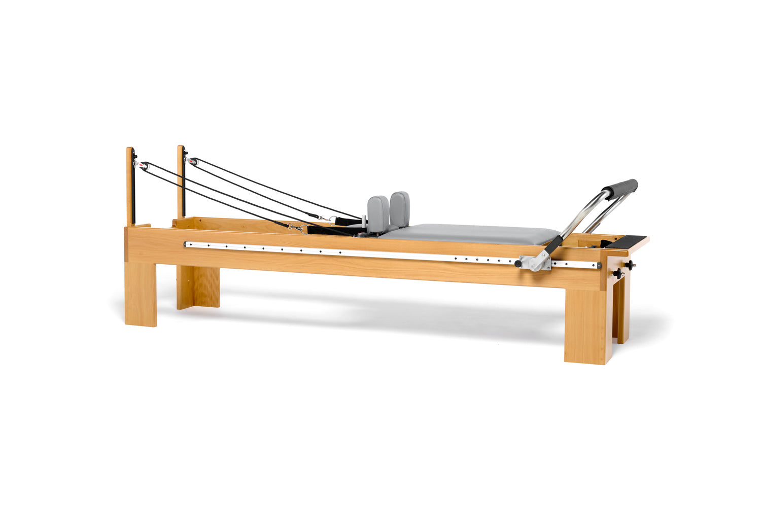 pilates rehab reformer machine in seagull gray