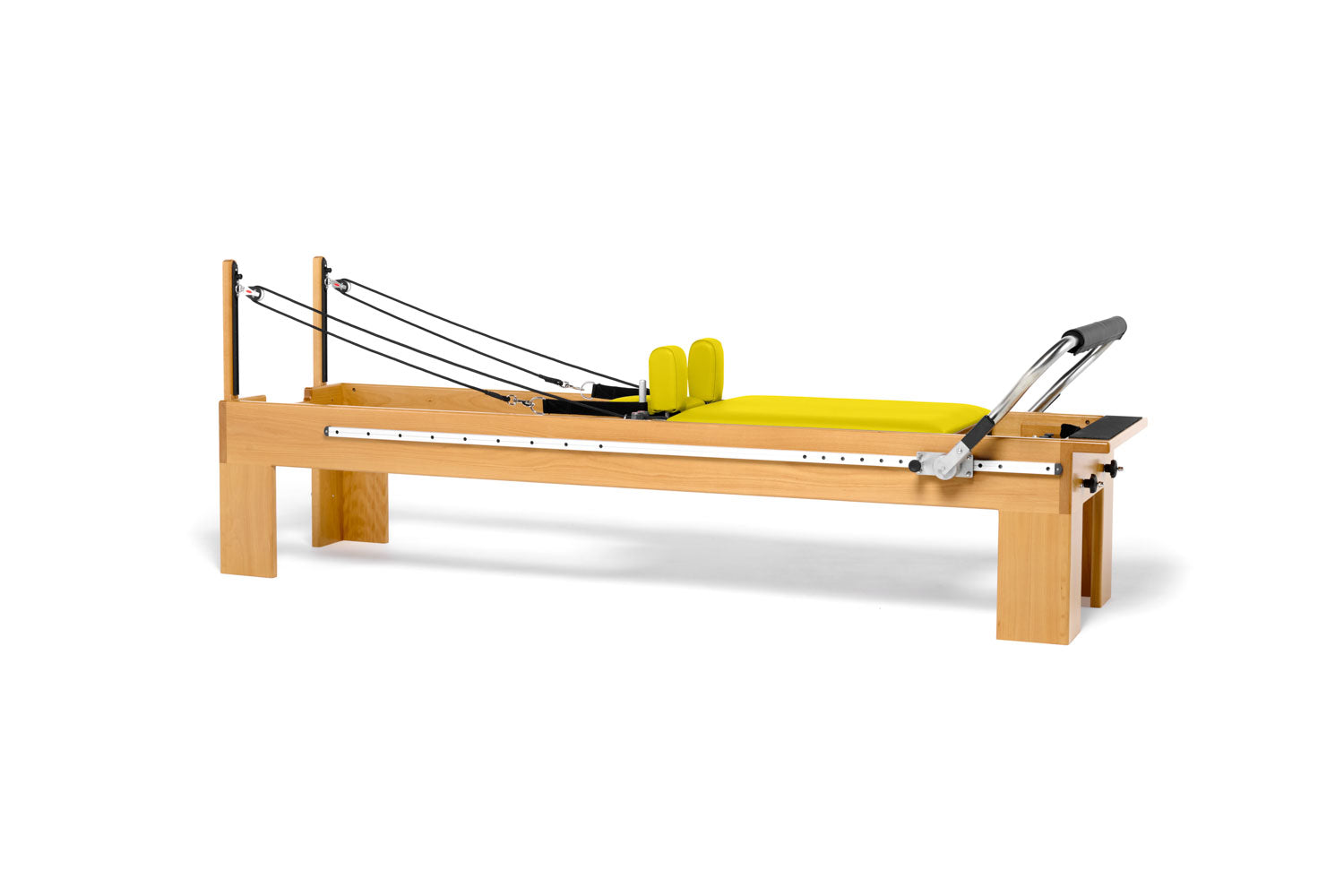 pilates rehab reformer machine in sunrise yellow